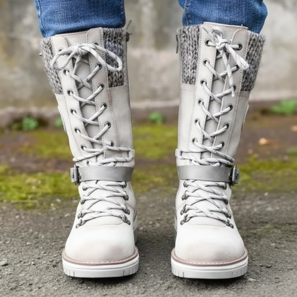 Bottes Montantes à Semelle Crantée