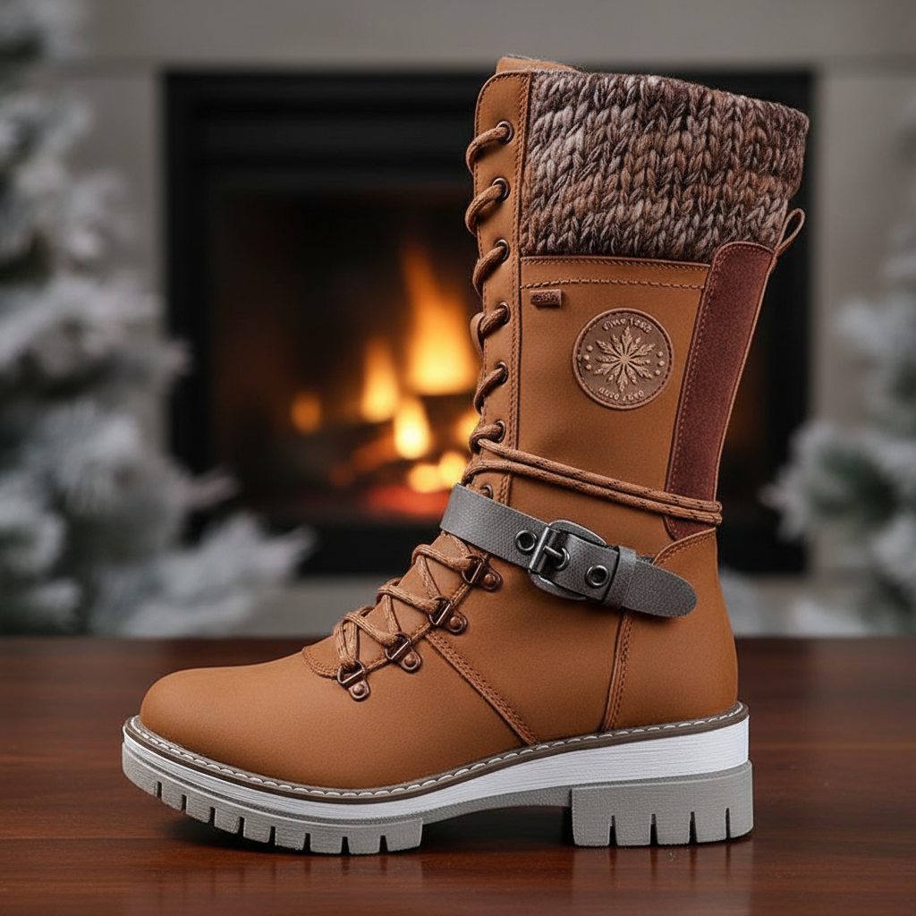 Bottes Montantes à Semelle Crantée