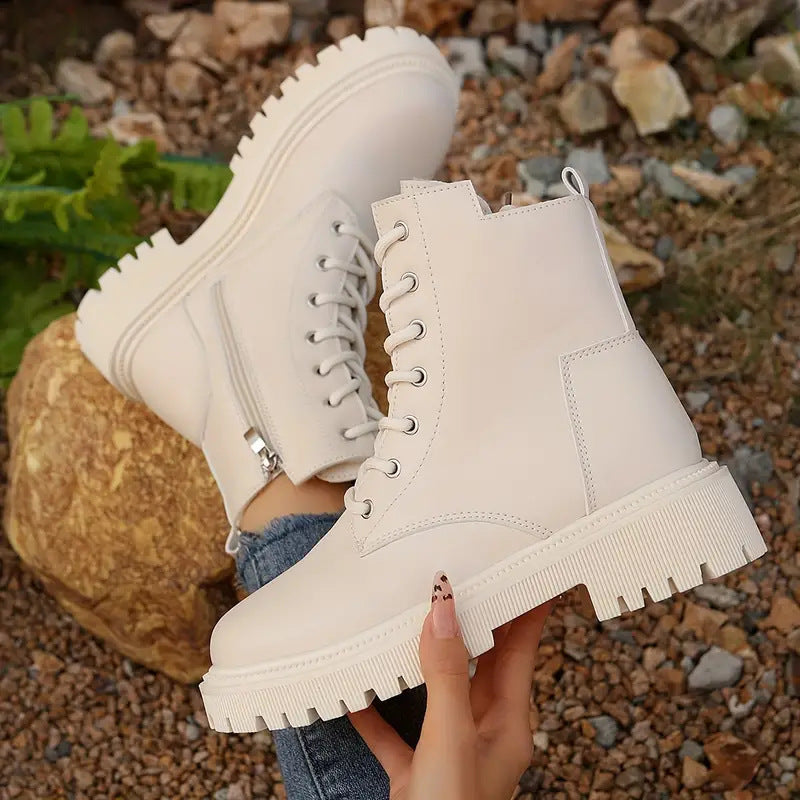 MAELYS™ | Bottines Classiques à Semelle Crantée